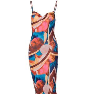 Women's Size XS Floral Print Maxi Dress